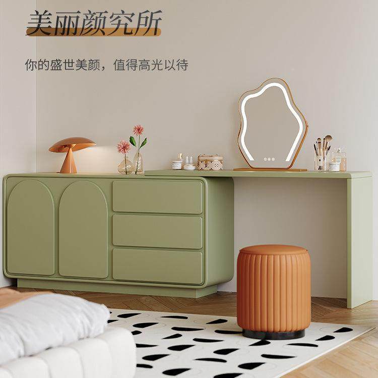 奶油风WZE实木梳缩妆台卧体室床尾现代简收纳柜约转角斗柜伸一化,鲜花速递/花卉仿真/绿植园艺,其它园艺用品,淘宝优惠券,粉丝福利购,淘宝优惠卷