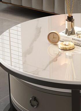 岩65465板茶实几款轻奢木网红客厅家用简约现代小桌型新户圆形茶