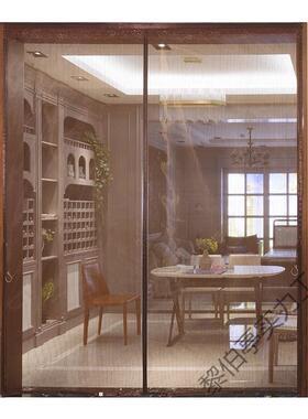 RLU磁魔术贴防全蚊条门帘蚊帐纱门夏季防蝇纱窗家用整条隔磁断自