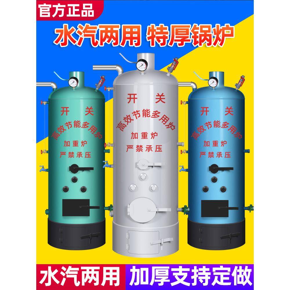 蒸汽锅炉家用柴煤两用地暖燃煤水暖养殖节能常压热水酿酒采暖炉