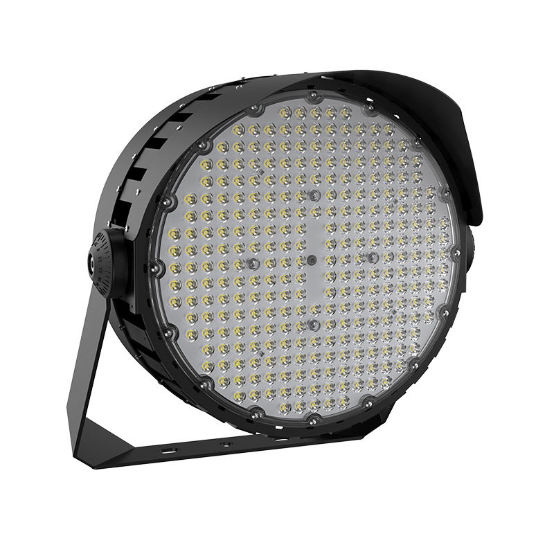 圆形鳍片LED投光灯500W600W大功率球场灯码头港口高杆灯塔吊灯