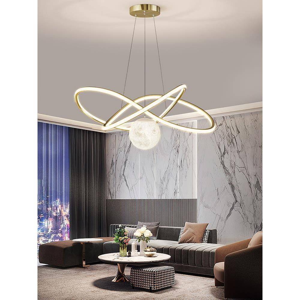 54全光谱厅吊灯现简约主灯代2025新款中山灯具轻客奢餐厅卧室灯年