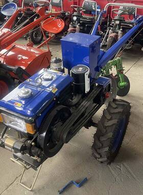 12马力扶拖凝拉机DF手-151型油底盘柴电启动冷发动108机一机多用