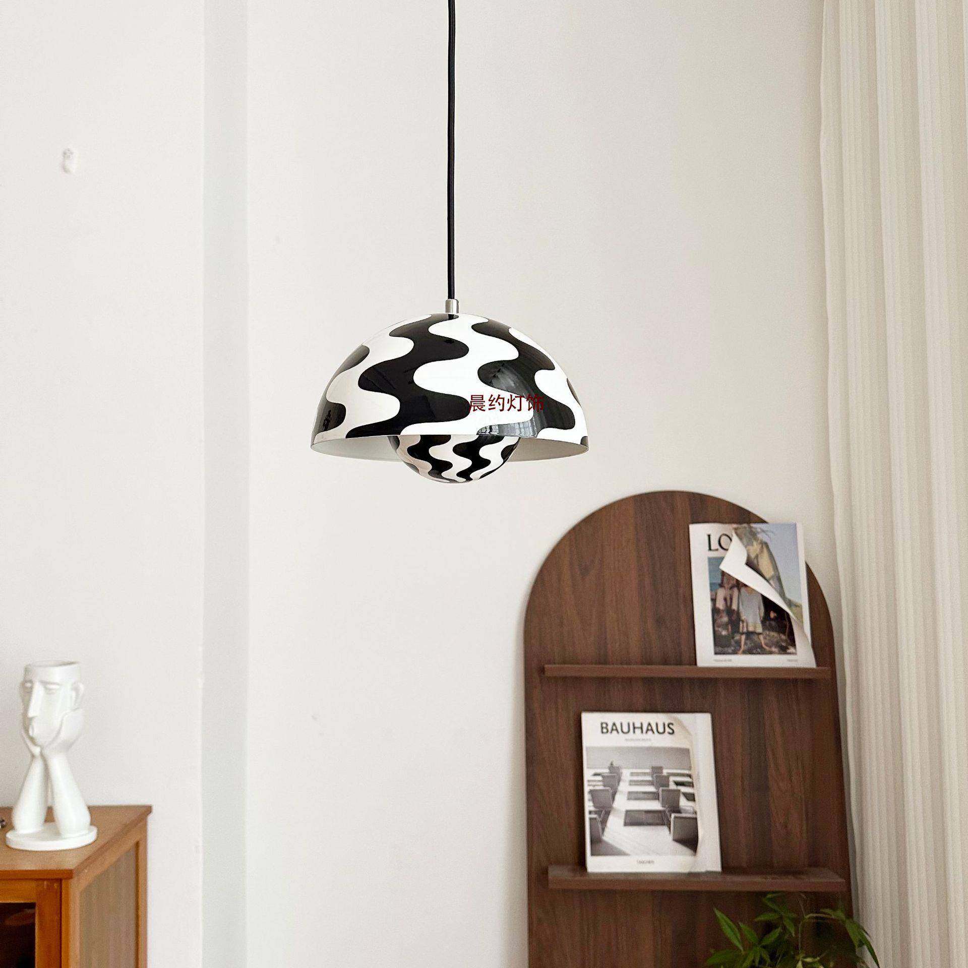 可升悬停室床头PV1卧苞吊灯奶油风餐厅花苞降CY030802吊花灯玄关