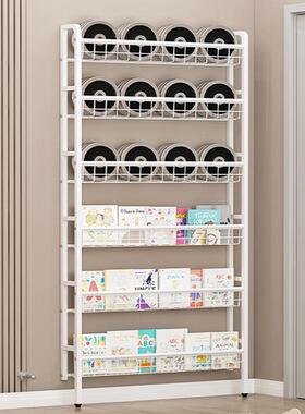 后新款门多45268层墙置物架一体式分层靠薄极窄超收纳架置地式铁