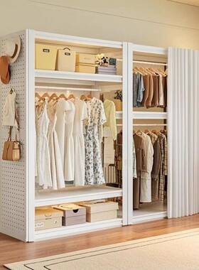 ?货架JFG衣装柜置架物屋架家用钢制挂衣子卧室多层出租简易组收纳