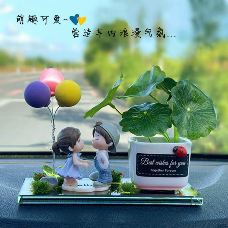 Z车376180新款汽车件网红2023创意车内装饰E用品车上情侣载摆摆件