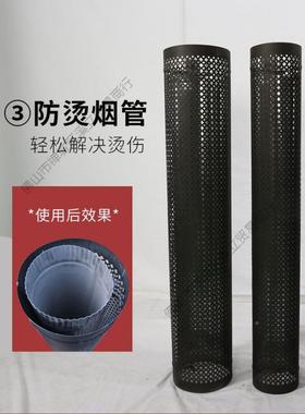 大真火壁QBX炉配件工全铁壁炉配件烟管弯头铸壁炉具