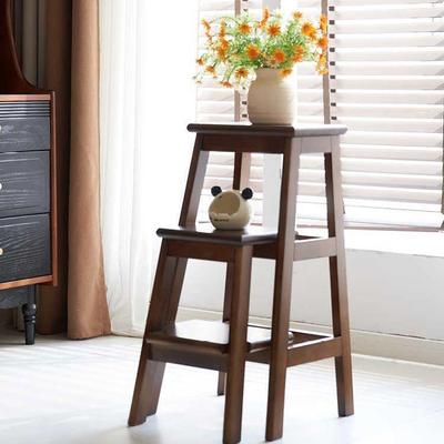 实加厚梯凳家用11182540梯叠梯登高字楼梯人梯多功能两用小梯子木