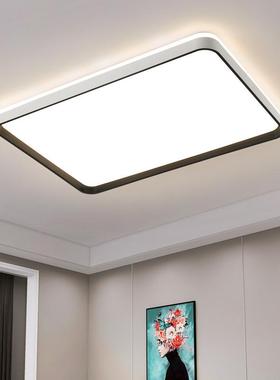 客厅灯327现代约大20用25新款全光谱led吸顶灯长方家大厅大气简灯