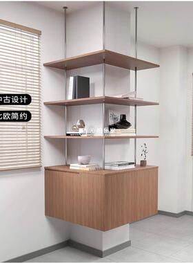 吊轻奢金属示柜壁挂转角柜WIU纳现代简约创意不锈钢多层书架展架