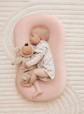 真防空压可拆洗宝OZN宝便可折叠仿生床睡垫婴儿床床携中床