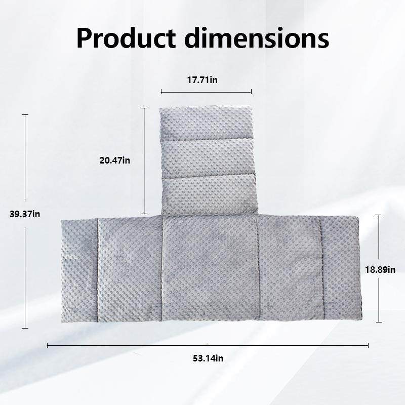 轮椅半包坐垫防撞椅保暖软老人看护垫垫轮配件rks0064居坐家垫体