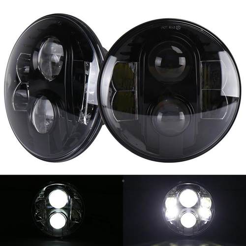 澳OL-1680R沃司牧马人明8W大灯哈雷改装专0用LED照直车灯销越野前