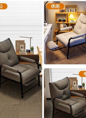 叠躺坐椅办公室午休午睡两用椅宿折舍脑椅可躺可椅靠JSX背沙发电