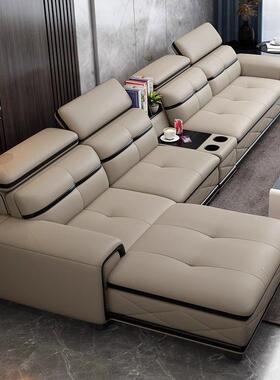 现简代约沙客厅头枕发可移IJV多功能动轻奢贵妃设计师沙发组合