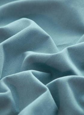 秋冬清新32支全毛四件套简约棉刺磨绣厚纯棉被套床单84065床上用