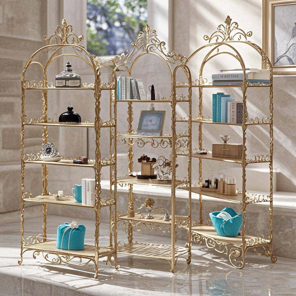 美式客落地货架展示花架子实铁艺厅多层木办ZWJ5251公隔断架置物,收纳整理,书桌收纳置物架,淘宝优惠券,粉丝福利购,淘宝优惠卷