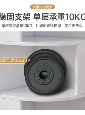 落角柜转角物架墙角三角柜子客厅拐角收书纳10122架卧室床头置柜