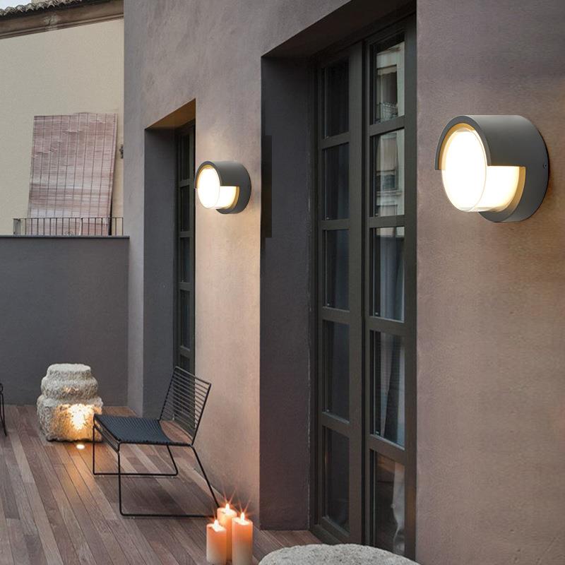 户外SD-B112壁灯防水LED庭院灯过阳台道走廊现墙柱子大门代院简约