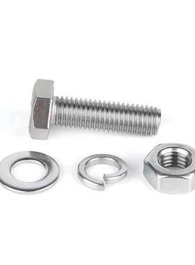 D0X直销04外六不锈钢螺栓丝不锈钢3螺无品牌/组合角套装带帽