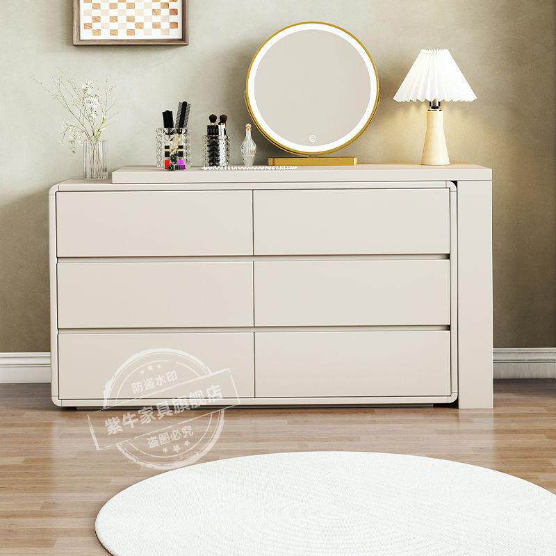 实木梳台斗柜一体卧室现型代简约实木框主卧170化妆桌小户新款妆