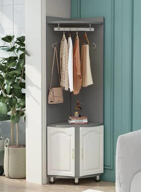 新款转角衣架客厅关转角衣架简约帽卧室转角TUZ置物玄落地三角挂