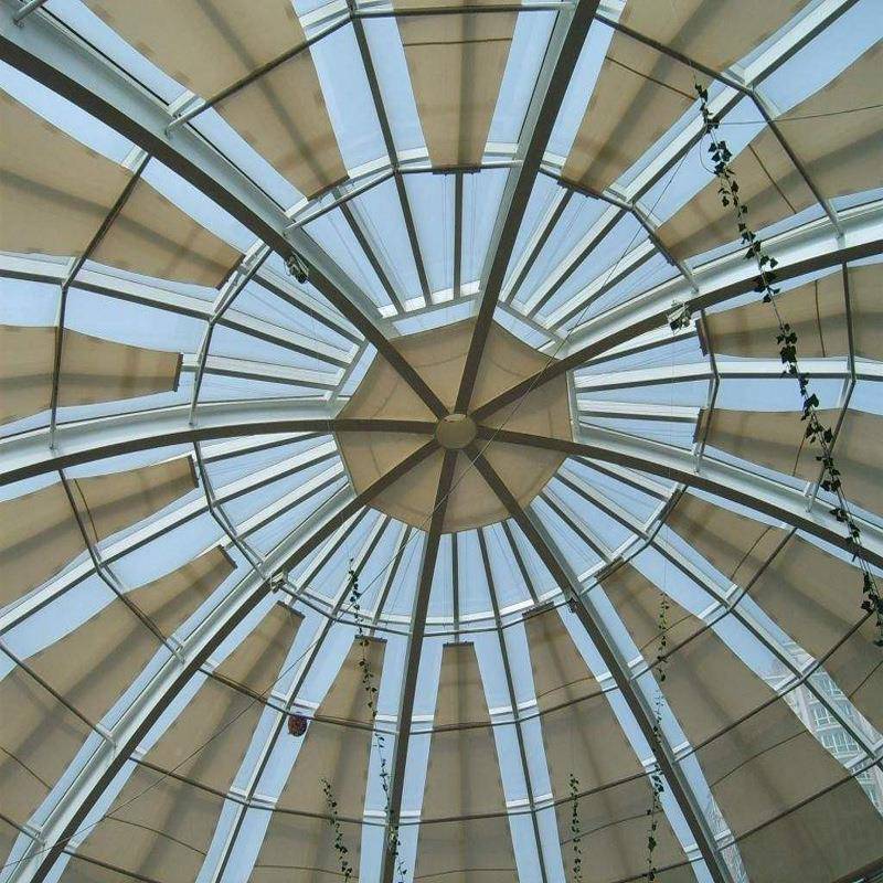 阳阳遮光遮帘室内卷轴式遮阳帘FSS全光天689幕帘酒商场店遮阳顶棚