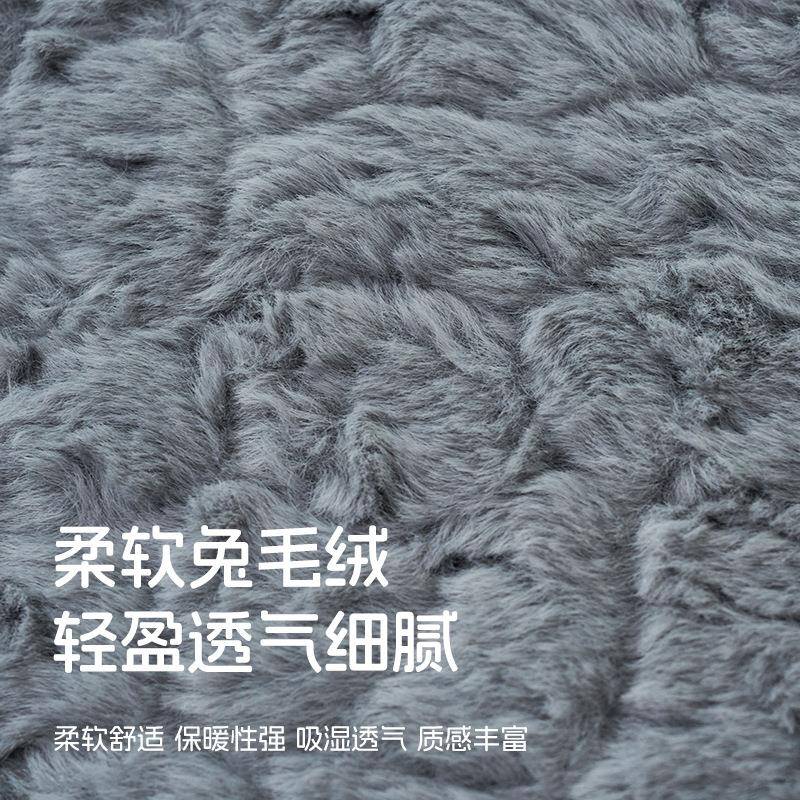 压毛花仿兔圆憨豆包柱款碎海绵真空压缩包海包休闲懒人装沙发选绵