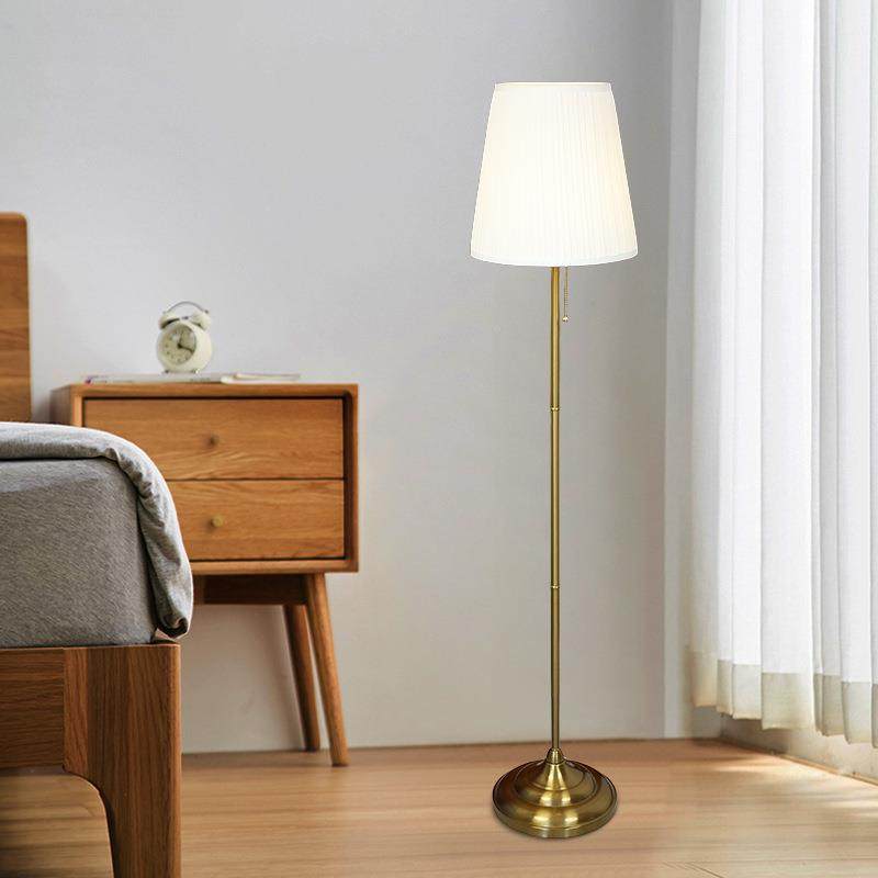 头台灯美式欧床卧式客厅室护眼夜灯复古拉绳装GJ-6009小饰台灯