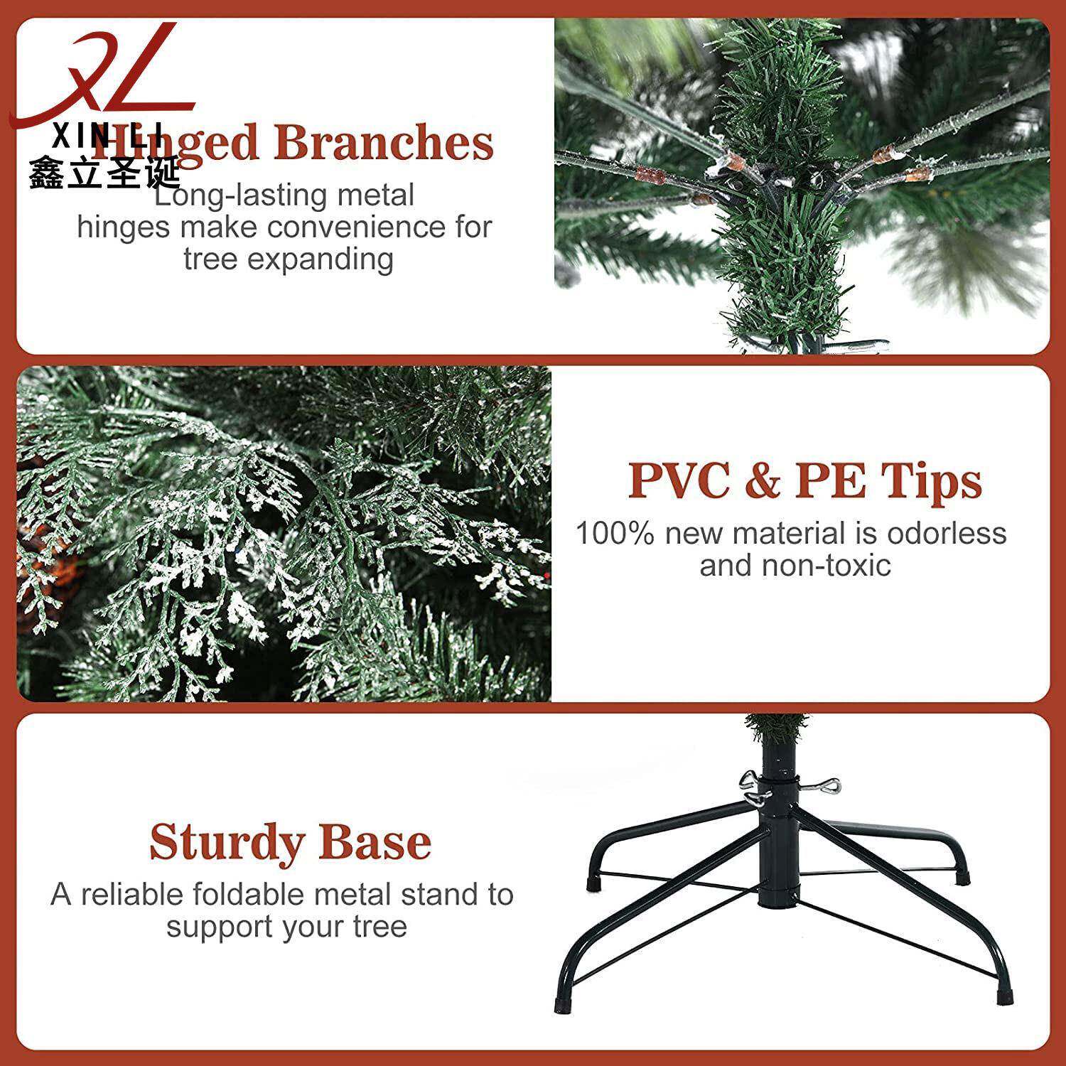 高松档圣诞PVC+柏叶1.82.1米高档圣诞圣米诞树树圣诞节装饰
