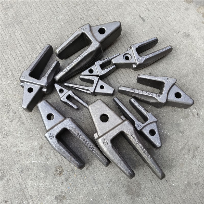 轨道钢锻压成型挖斗牙王小松卡特三一徐工机型齐全60-400机超耐磨