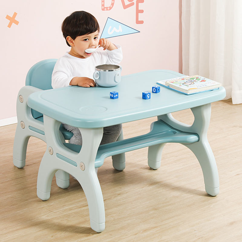 儿童书桌玩具学习桌写字小桌子桌椅套装宝宝阅读区塑料早教游戏桌