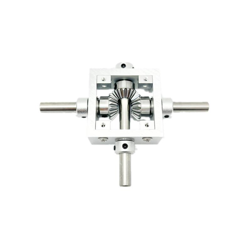 小型齿轮转角默认项伞器0度速比19:1一进二传出正反转直角动换向