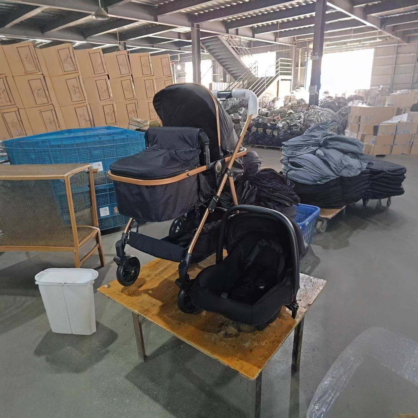 高景儿童手推车TIS提观篮自行车车可拆卸婴儿车汽款可坐轻便折叠