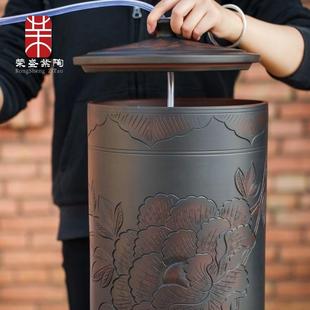 水缸陶瓷水家纯171水桶用大净号储水用带盖老式 茶道茶台抽桶水款