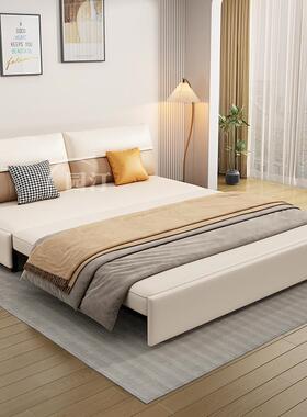 Fls沙床小户型简约风客厅两发用折叠发OM-65413储沙物功多能双人