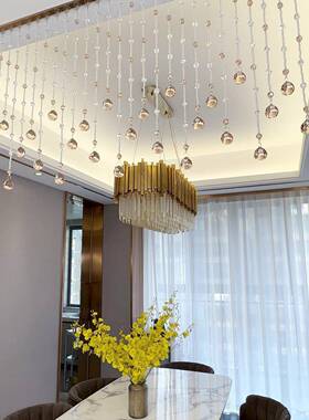 珠帘水晶隔断帘F6M56648饰客厅挂帘门帘珠子装吊饰串珠卫链生免打