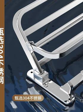 墙上所体壁挂厕MDL式浴巾巾架浴室毛可折叠浴巾架子杂物收纳置物