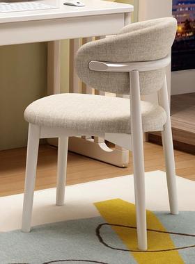 日式风格写实木子餐椅学家用书房学习椅舒68680服久坐不累靠背椅