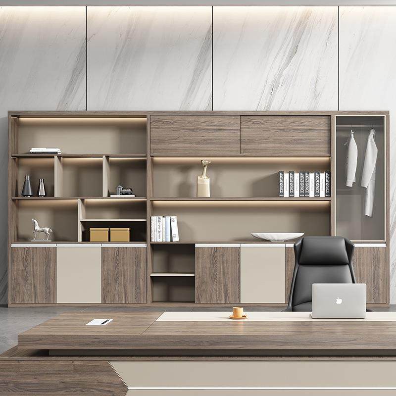 老板桌背物MYM景柜文件柜书柜书架柜格子储柜物落地置木质组柜合,商业/办公家具,办公储物柜,淘宝优惠券,粉丝福利购,淘宝优惠卷