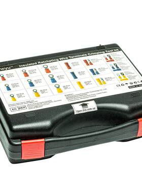 电7线00pcps/SFV80商0cs压钳30J手提箱套装冷压端子组合工厂直销