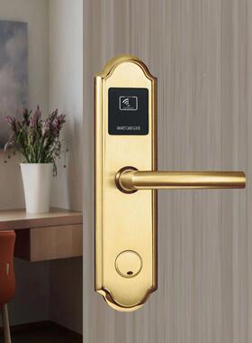 不钢酒店门锁宾馆锈刷卡锁磁电子感应校DS302锁园公寓民宿卡智能I