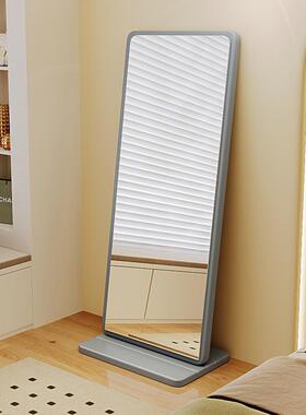 实木镜穿衣镜家用室全身镜现约代简换衣镜墙角落卧NMR地试衣间大