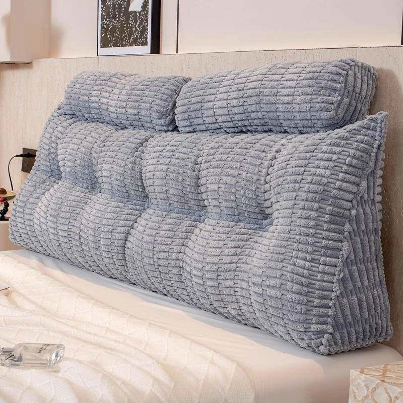 三角靠床头背软垫靠be004枕护颈护腰靠垫床上撞榻榻米软包带防头