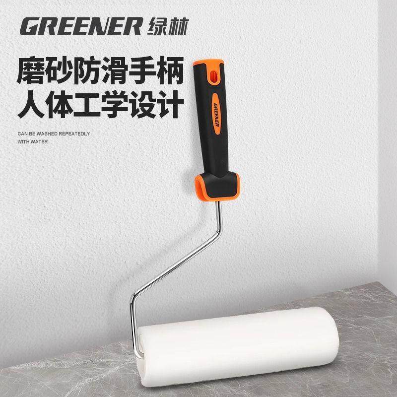 光油毛F78M56JM滚乳胶漆涂料刷墙羊毛筒刷滚筒滚涂料涂刷托盘工丝