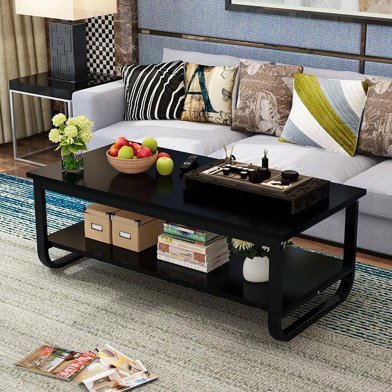 茶几长方形双层茶代桌简现约台客厅出租屋茶C-02创意小桌子小型饭