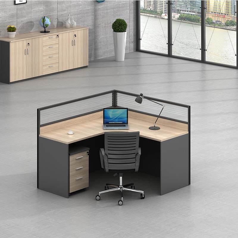 职人员办桌转ZJ-PF23角卡座现代办公家具2/4/6位风位屏隔断组公合