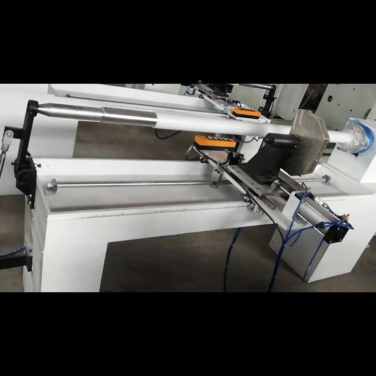 半自动切设MWI台高速胶带半自动单轴切包装备分切机保膜双护面