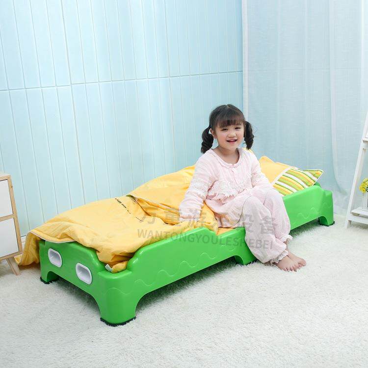 下幼儿园塑QRU料床儿童幼儿小床午睡睡床午托床上托管班小园学生